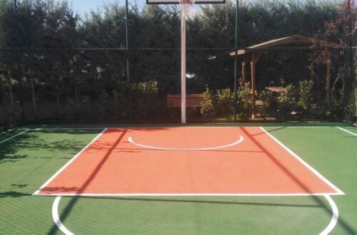 ملعب كرة طائرة حديث بالرياض