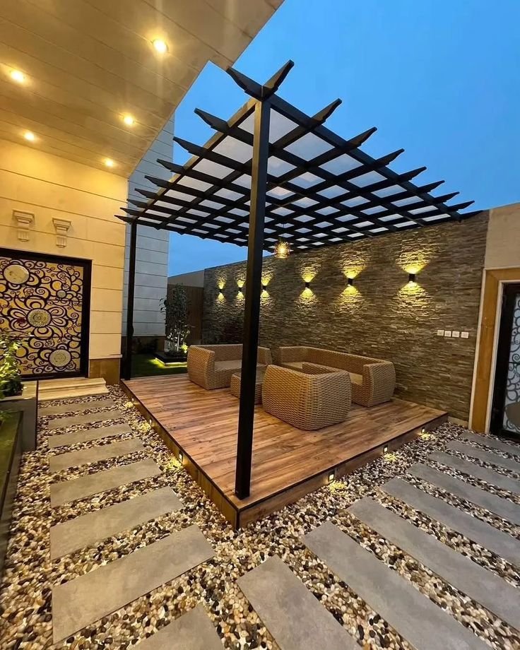 تصميم جلسات خارجية بالرياض