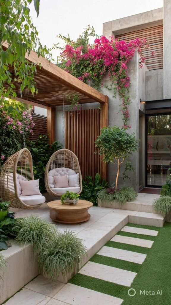 تصميم حدائق فندقية فاخرة بالرياض