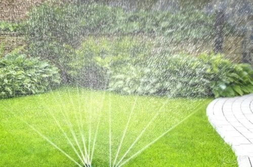 نظام رشاشات حدائق بالرياض
